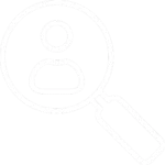 Magnifying Glass with Person Icon