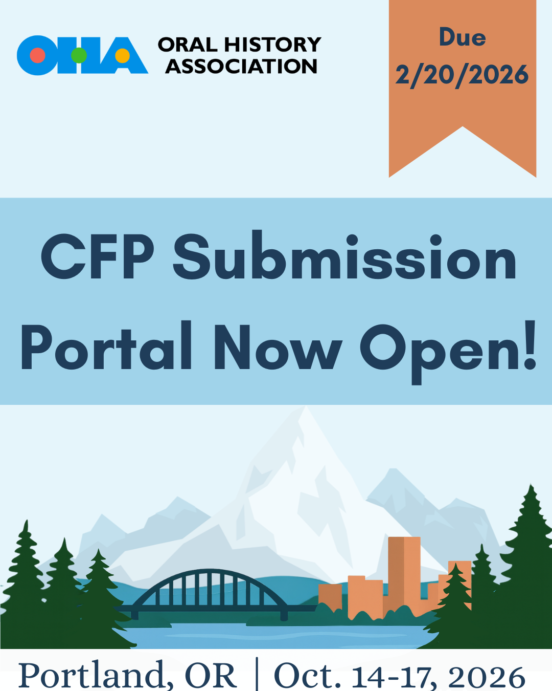 The Submission Portal for OHA 2026 is Out Now!