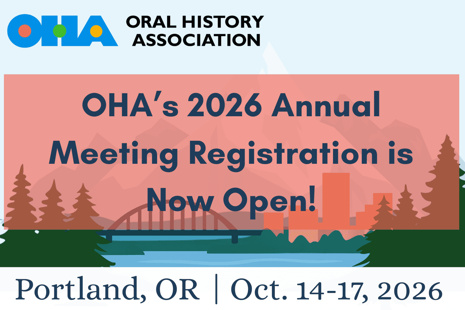 OHA’s 2026 Annual Meeting Registration is Now open!